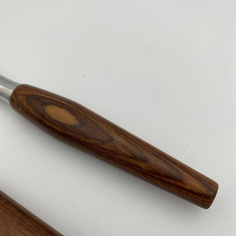 Lot of 2 Westall Richardson Knife Sheffield England Wood‎ Handle Firth Stainless